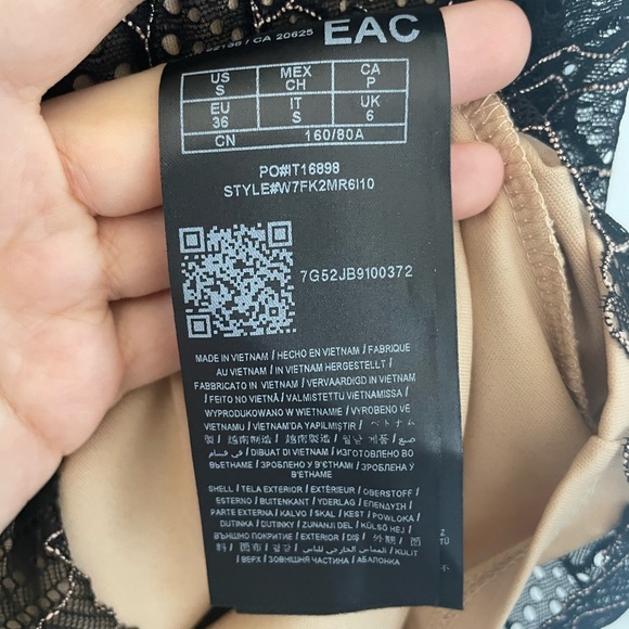 Guess Elegant Black Lace Cocktail Dress – Size S - Picture 4 of 11